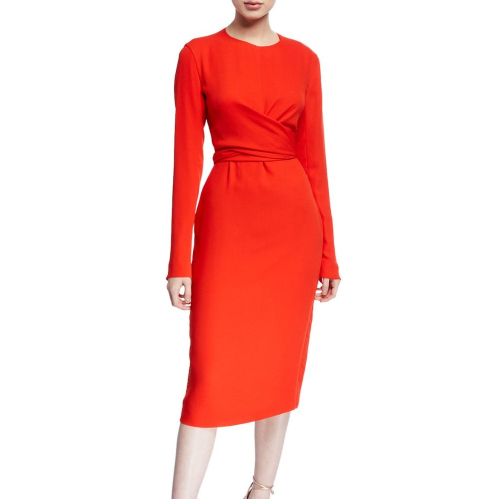 NWT Fame & Partners Peridot Open Back Tie Dress 2